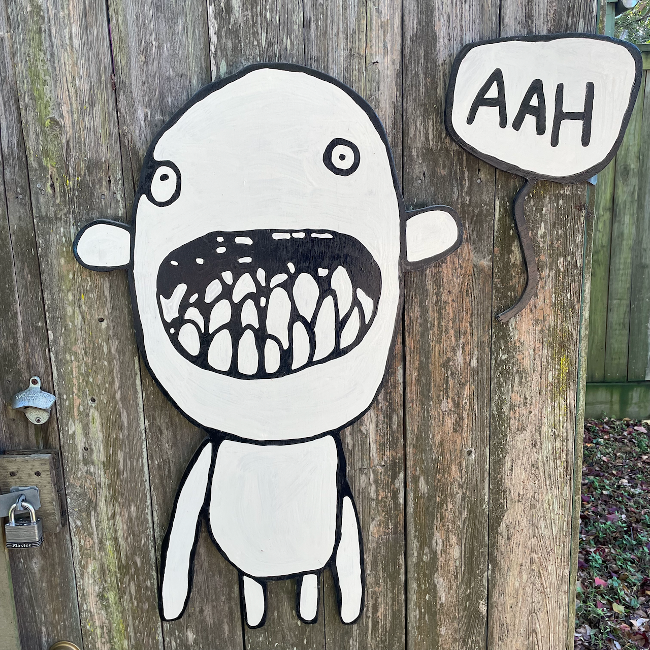 Aah Critter painting by David Rhoden