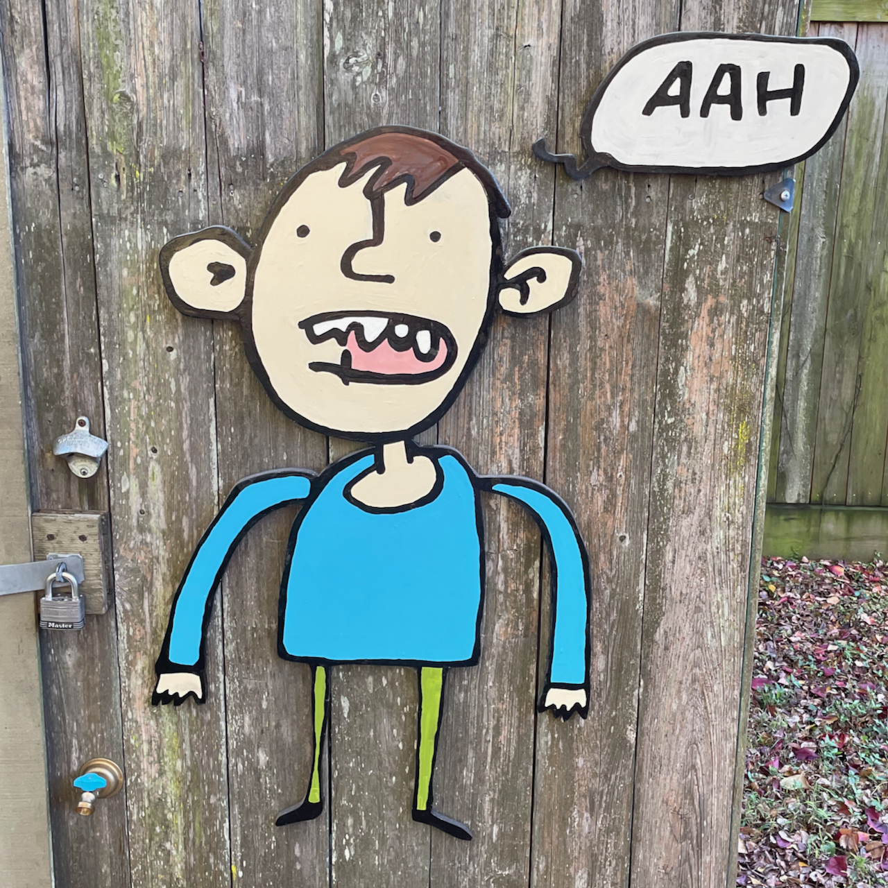 Aah Guy painting by David Rhoden