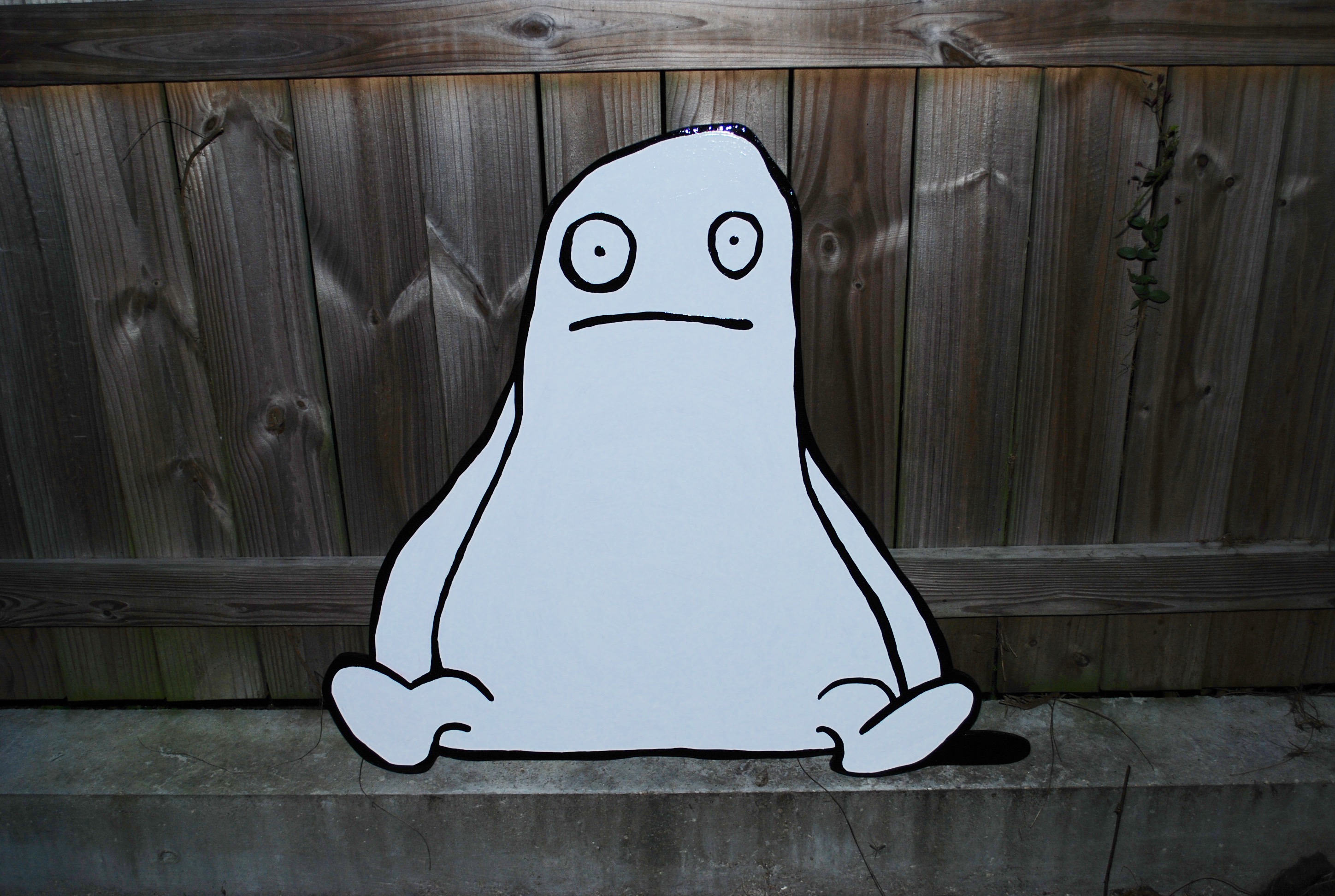 Blobman painting by David Rhoden