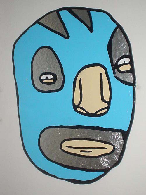 Foil Face painting by David Rhoden