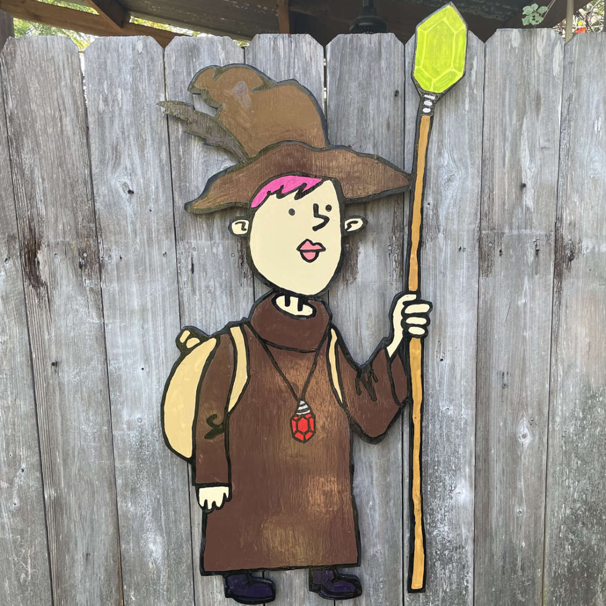 Forest Wizard painting by David Rhoden