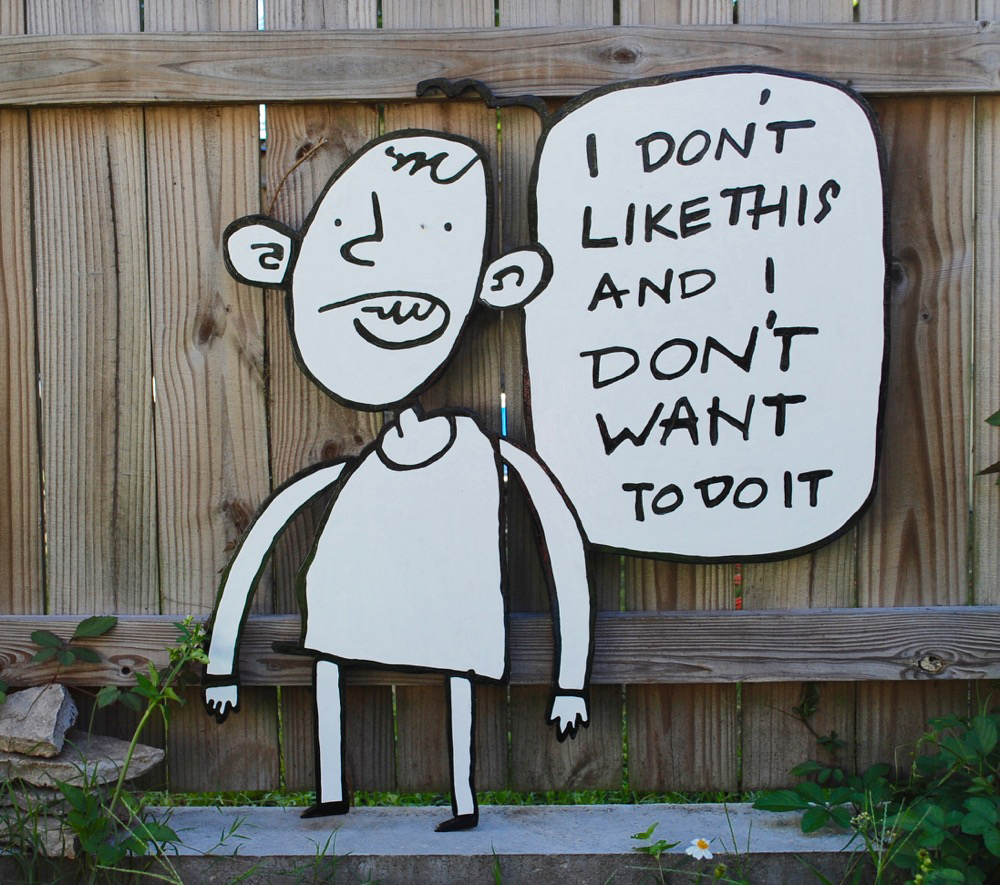 I Don't Like This painting by David Rhoden
