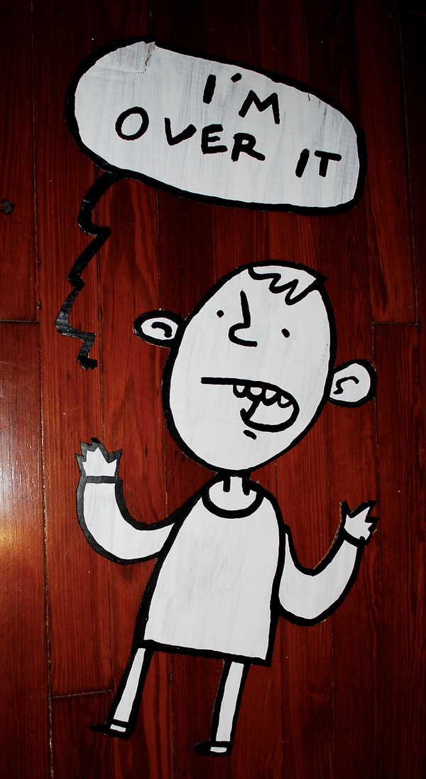 I'm Over It painting by David Rhoden
