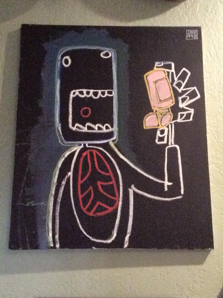 Inhaler painting by David Rhoden