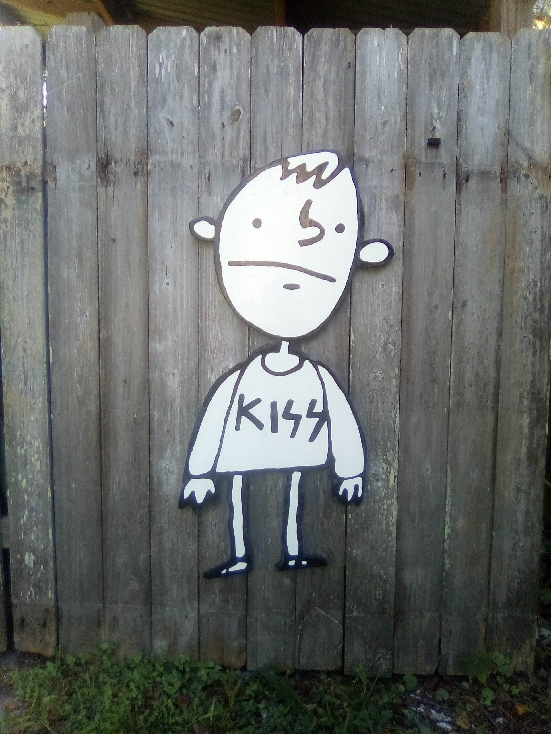 Kiss Guy painting by David Rhoden