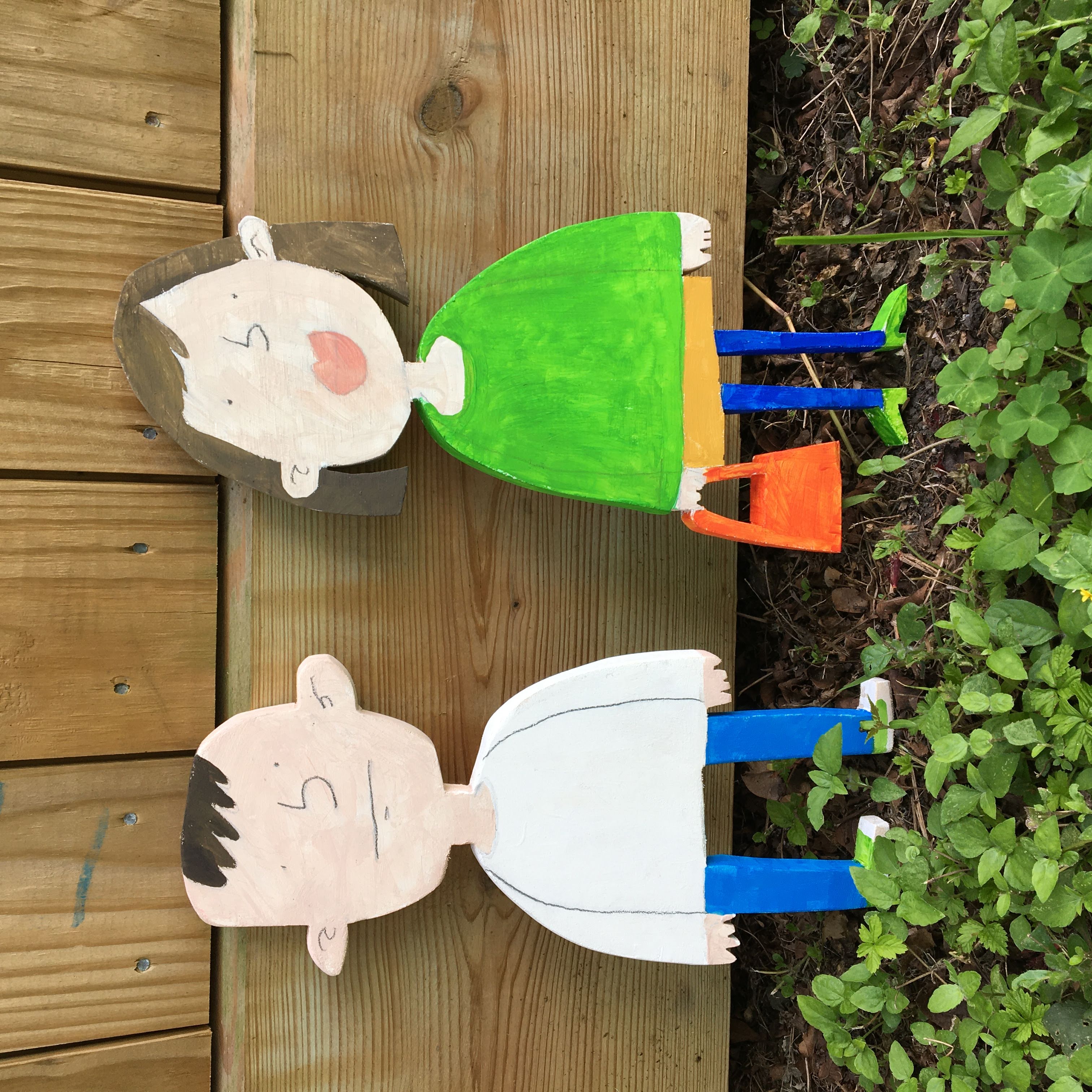 Little People painting by David Rhoden