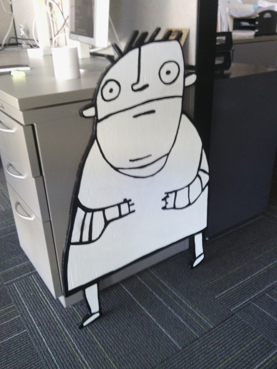 New Guy at the Office painting by David Rhoden