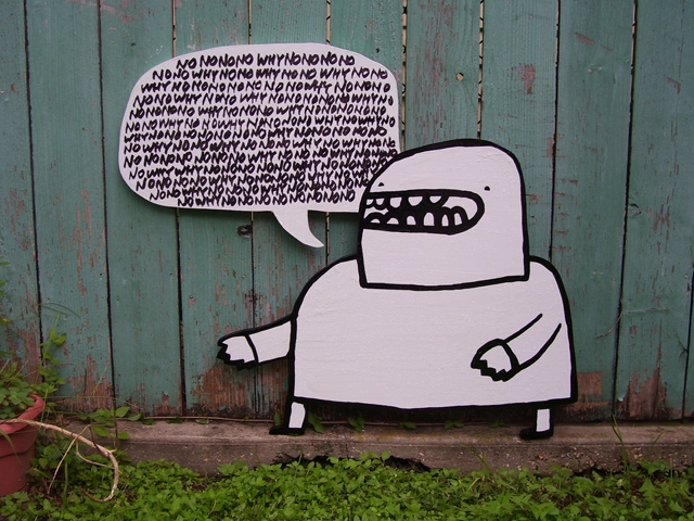 No No No No No painting by David Rhoden