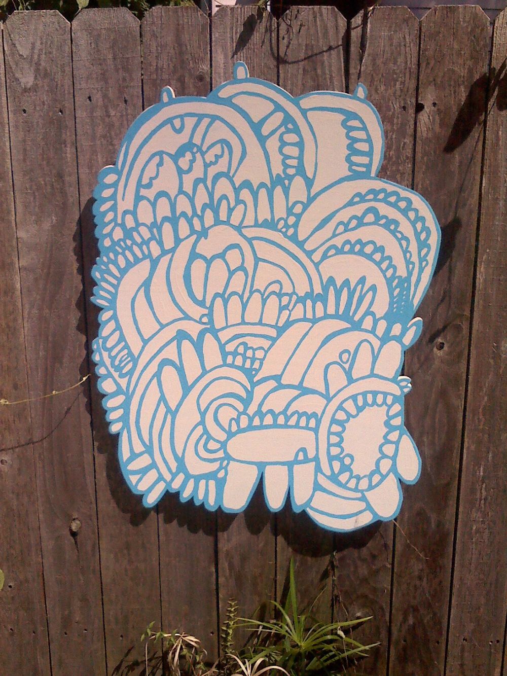 Organic Form (Blue) painting by David Rhoden