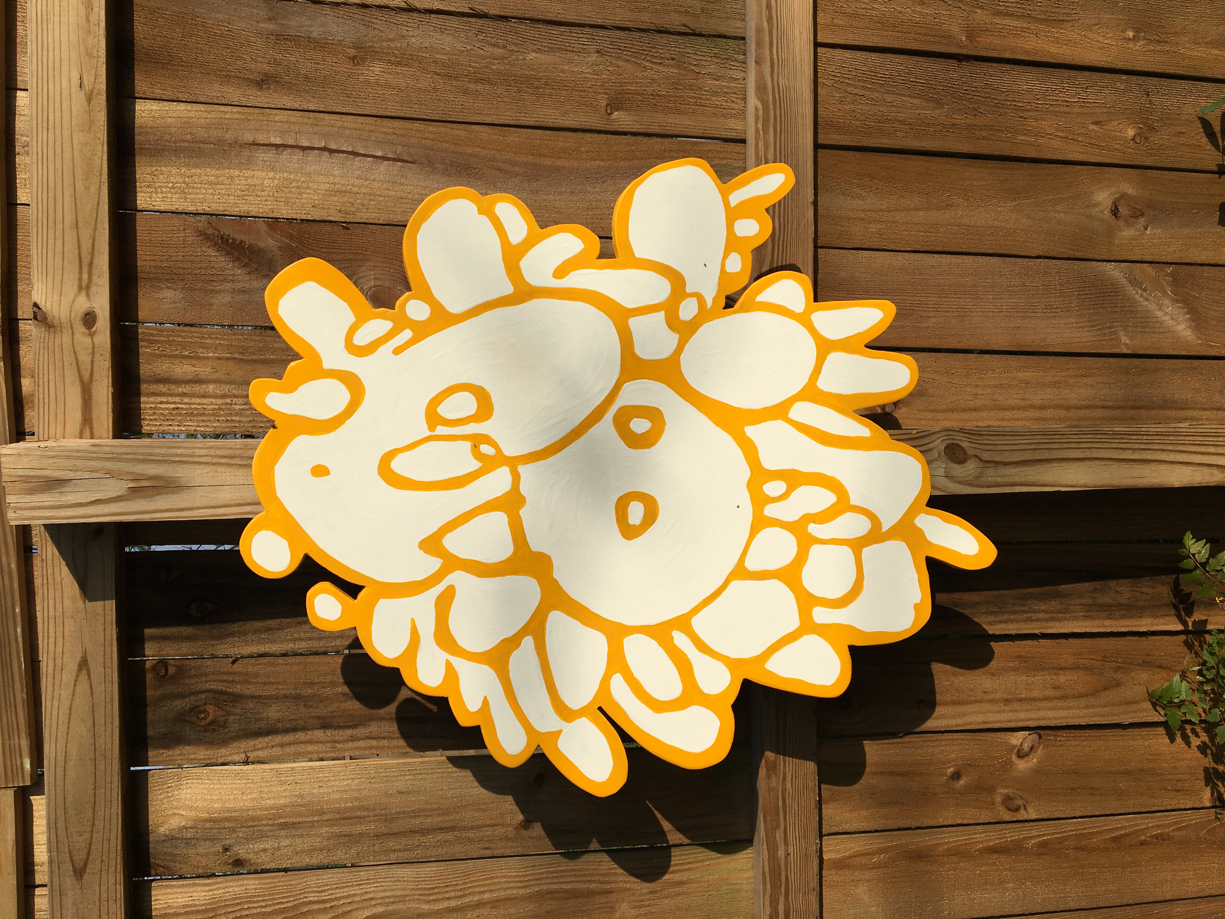 Organic Form (Chrome Yellow) painting by David Rhoden