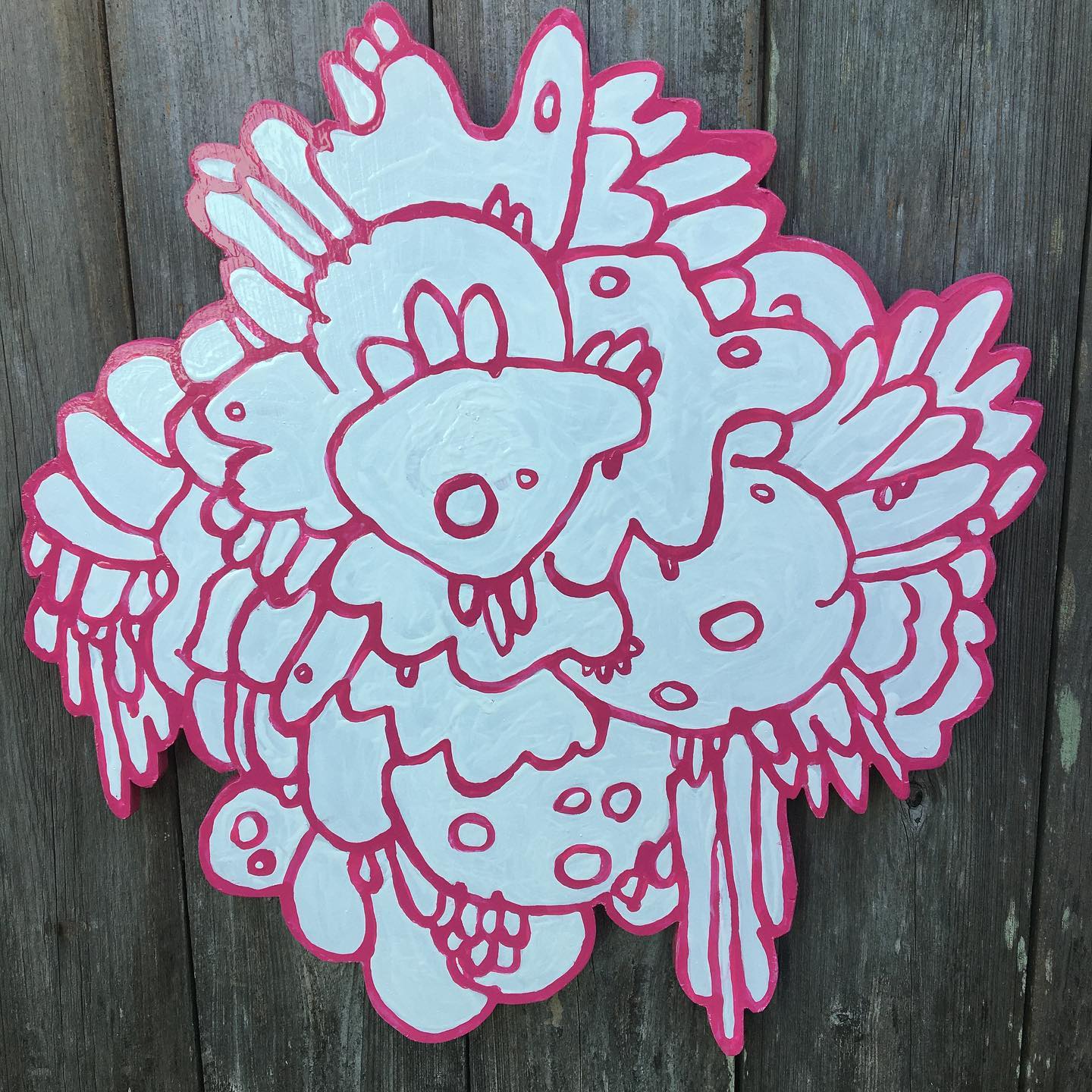 Organic Form (Magenta) painting by David Rhoden