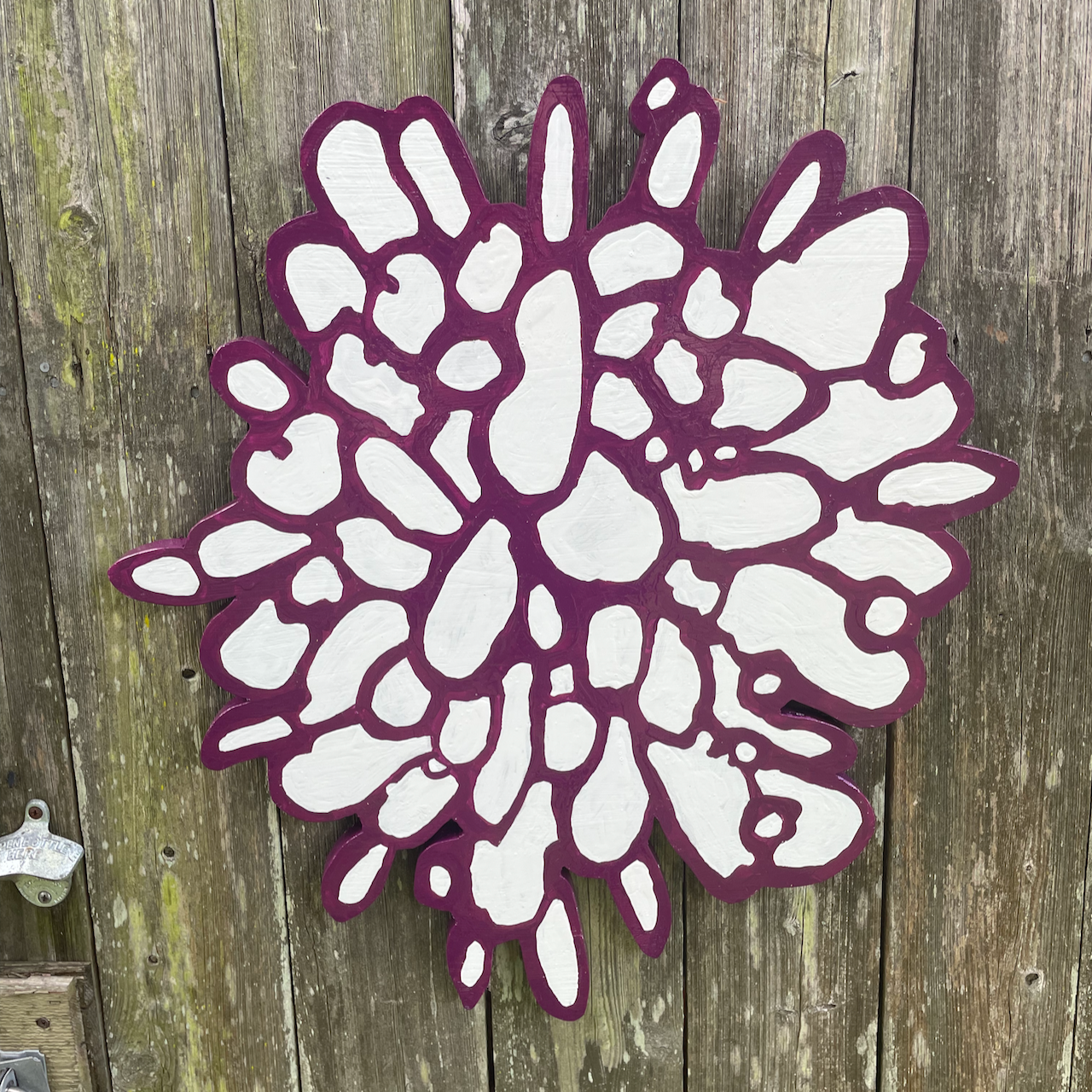 Organic Form (Small Purple) painting by David Rhoden