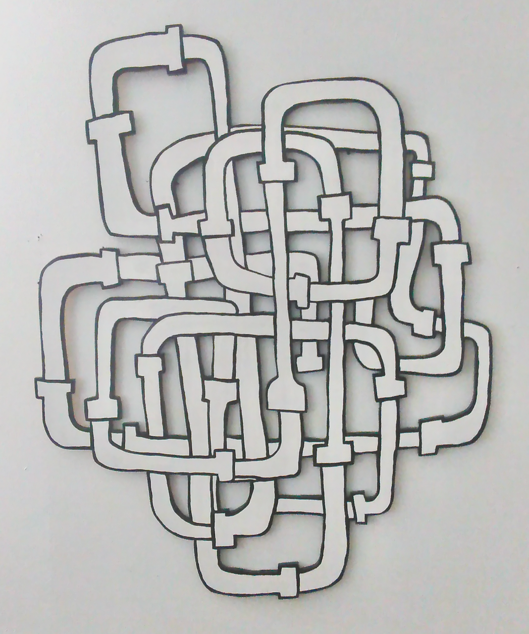 Pipes painting by David Rhoden