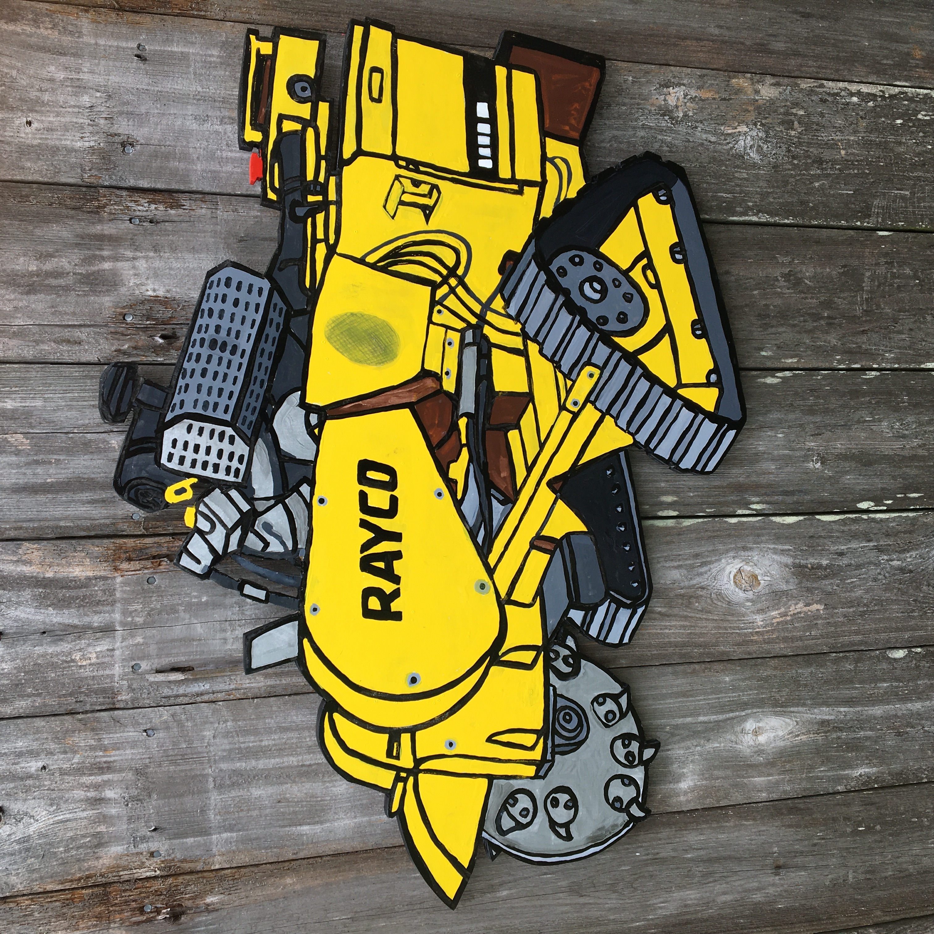 Stumpgrinder painting by David Rhoden