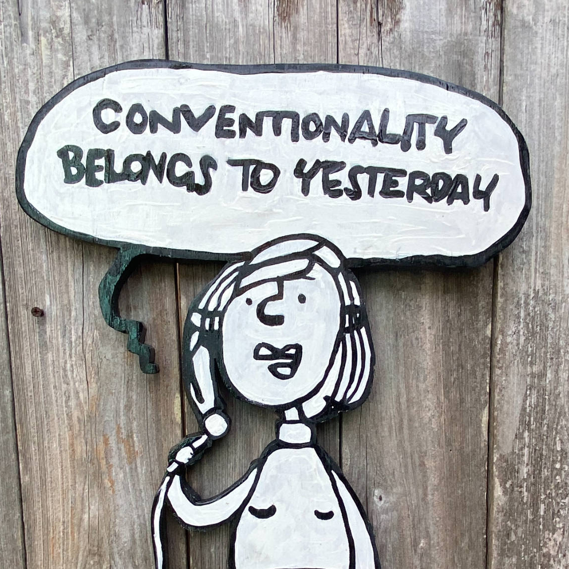 Conventionality Belongs To Yesterday painting by David Rhoden