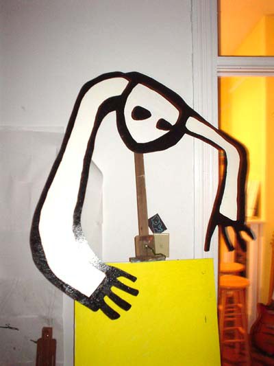Sneak painting by David Rhoden